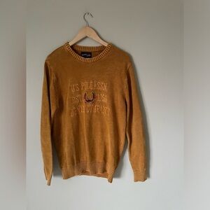 U.S. Polo Assn. vintage Men's Golden cotton Crewneck Sweater size XL NWOT